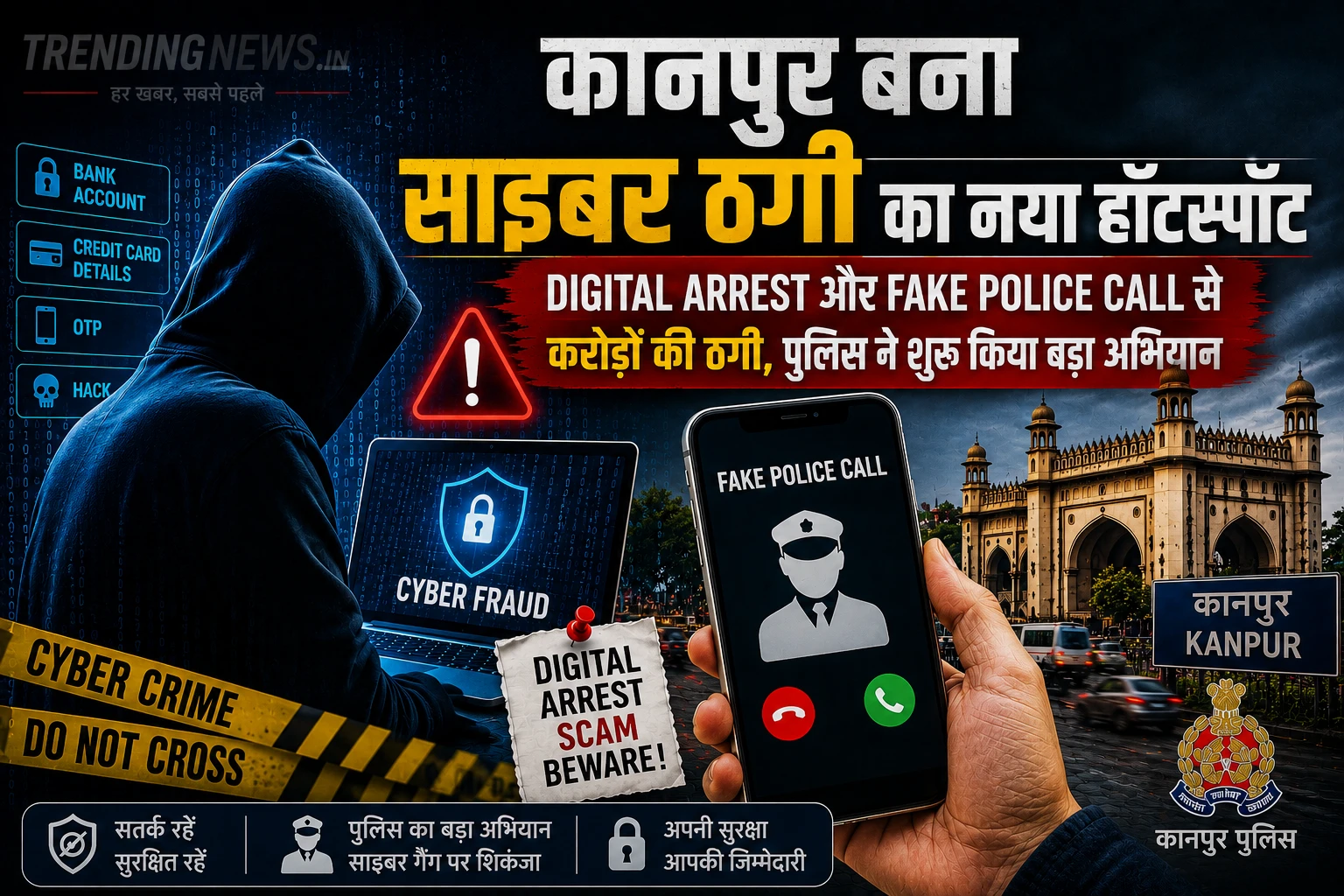 Kanpur Cyber Fraud 2026 digital arrest scam and online fraud awareness