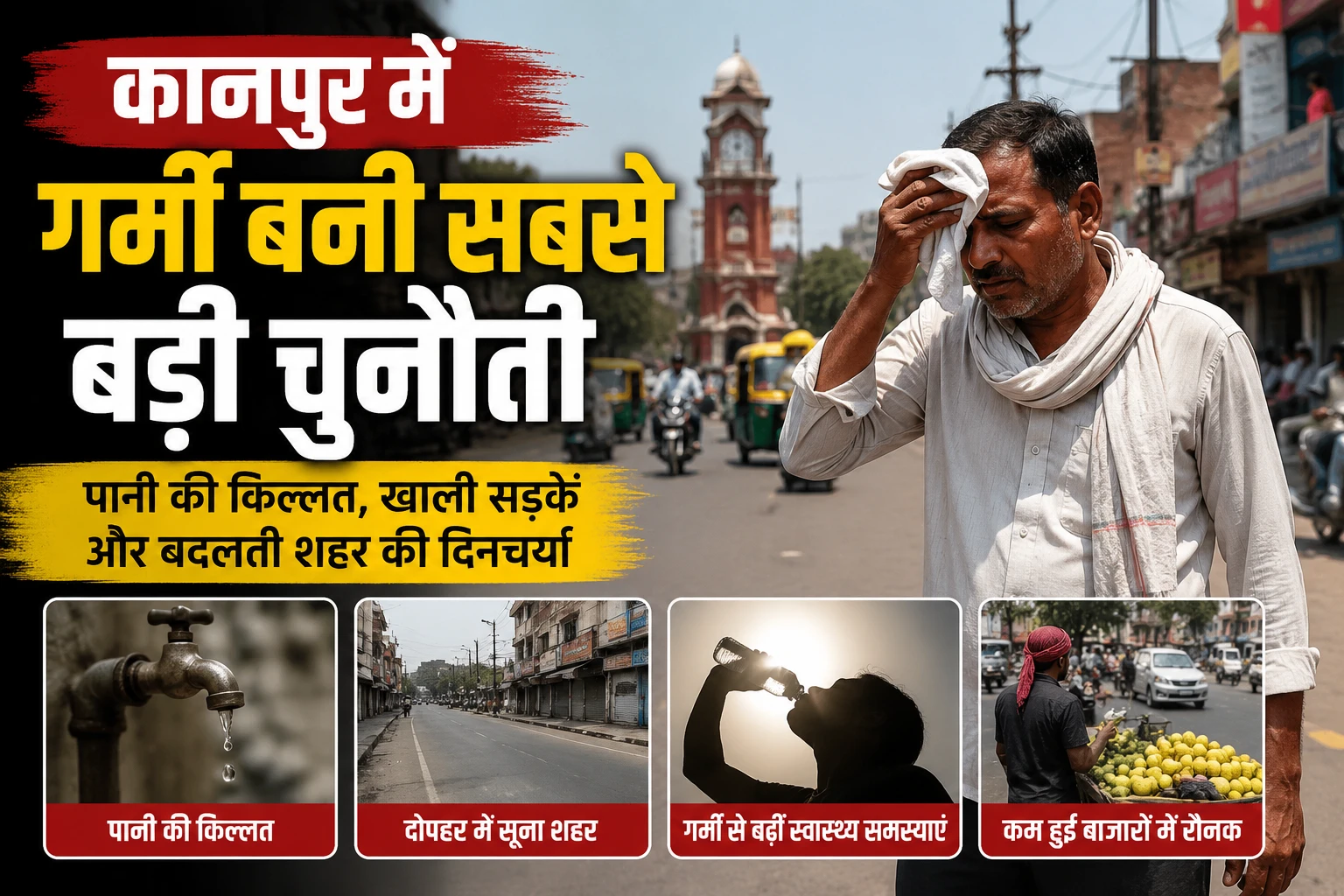 कानपुर में गर्मी
