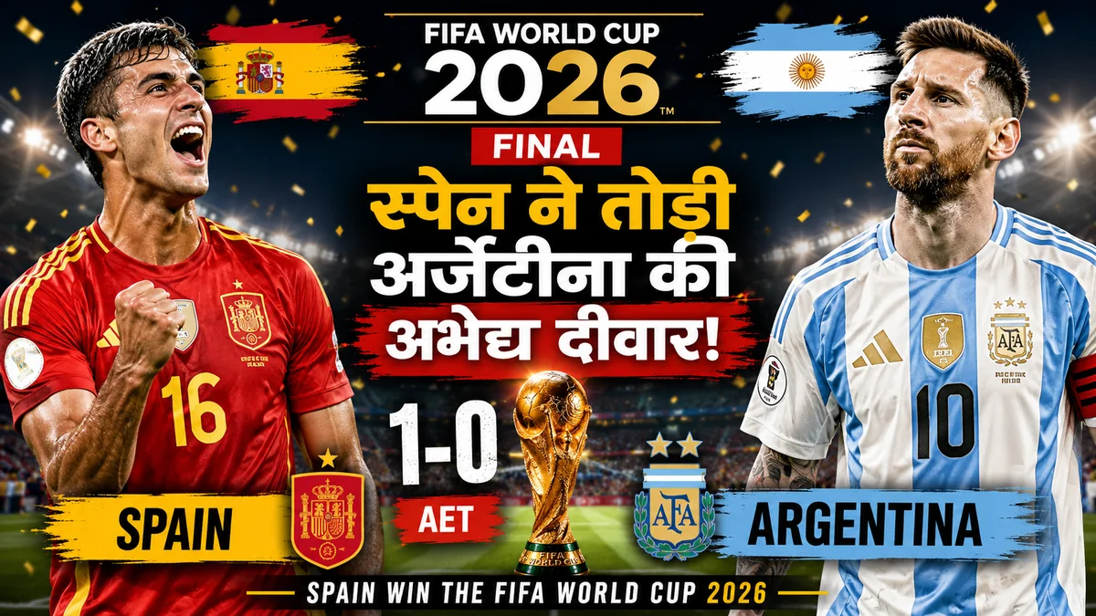World Cup 2026 फाइनल में स्पेन और अर्जेंटीना के बीच रोमांचक मुकाबले