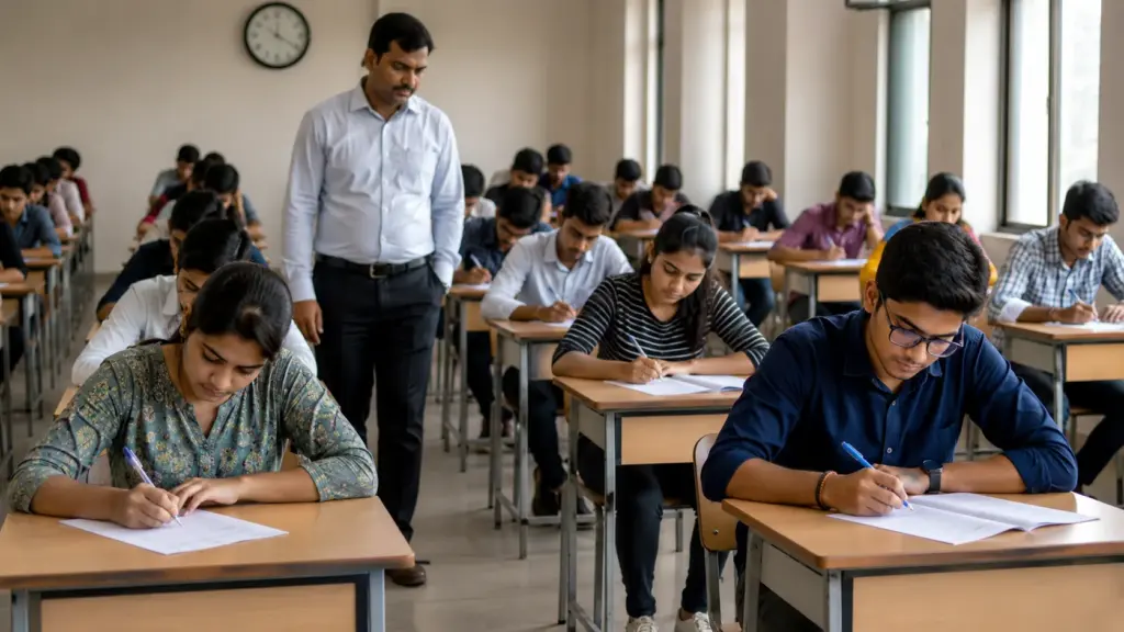 Digital Education 2026 में laptop और tablet से पढ़ाई करते भारतीय छात्र